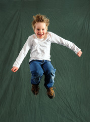 jumping boy