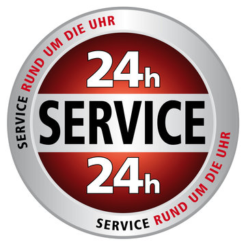 24h Service - Rund um die Uhr