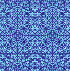 light and dark blue curled background