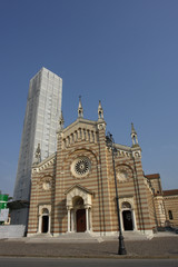 Fototapeta na wymiar Bolzano Vicentino kościół w prowincji Vicenza