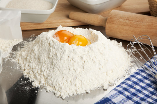 mehl und eier