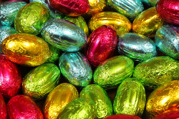 Colorful eggs background