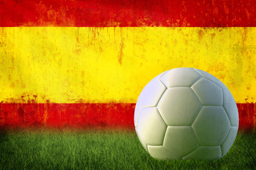 Fototapeta premium Spain soccer grunge wall