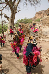 Obraz premium danse des masques ,la parade