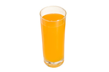 A glass of orange juice