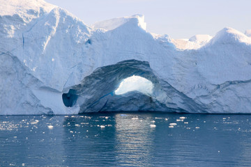 Iceberg dans le fjord d& 39 Ilulissat, Groenland.