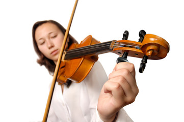 Tuning violin