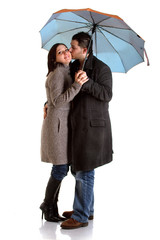 Coupple with umbrella