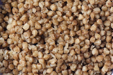 Buckwheat cereal, background