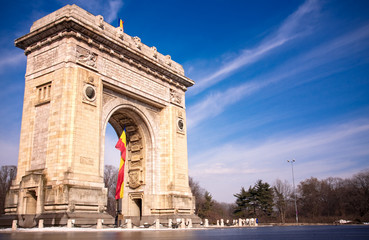 Fototapeta na wymiar Triumph Arch Bukareszt Rumunia