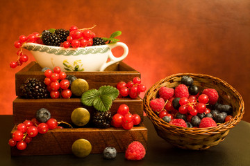 Naklejka na ściany i meble Still Life With Berries