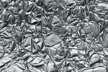 crumpled metal foil