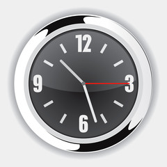 Wall Clock Black