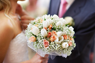 Wedding bridal bouquet