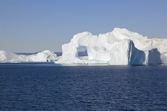 Iceberg in the Ilulissat fjord, Greenland.