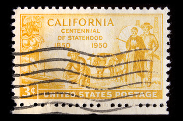 Vintage US commemorative postage stamp