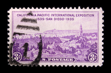 Vintage US commemorative postage stamp