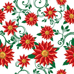 Seamless floral background