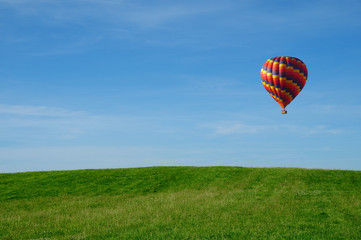 Naklejka premium Montgolfière