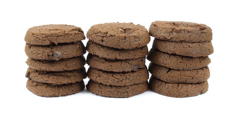 Double chocolate sugar free cookie stacks