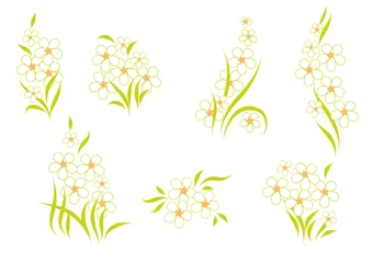 Gordijnen Trendy bloemen Arrangement of flowers  © Miny