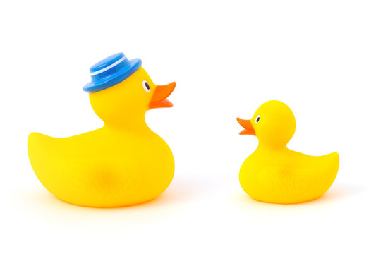 Father and Baby Rubber Ducks
