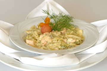 Salmon Farfalle