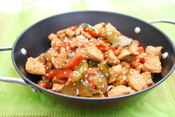 Hühnchen mit Gemüse