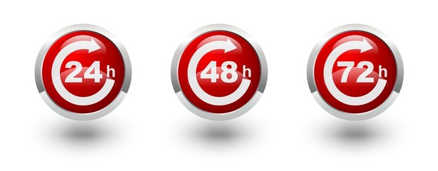 botones 24, 48 y 72 horas