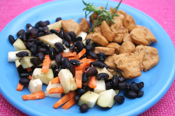 Hühnchen mit Gemüse