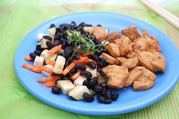 Hühnchen mit Gemüse