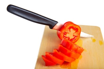 Sliced tomato