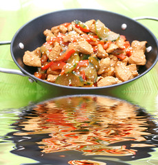 Hühnchen mit Gemüse