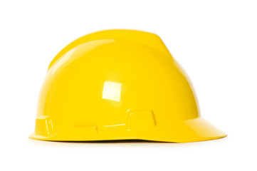 Hard hat isolated on the white background