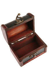 single wooden chest