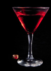 glass of cocktails