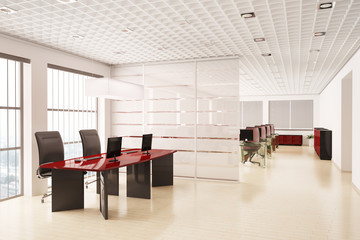 Modern office 3d