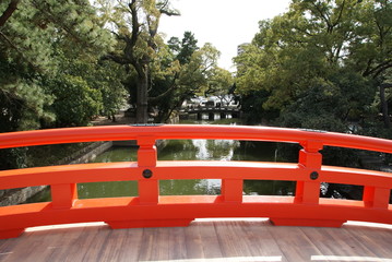 Fototapeta premium bridge in japanese garden
