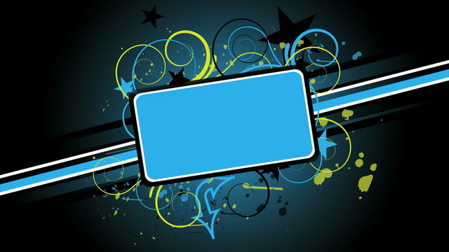 animation loop with text area