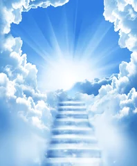 Wandaufkleber Treppe im Himmel © Lilya