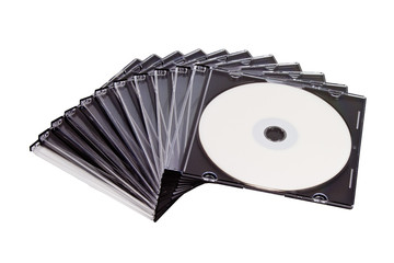Spiral stack of compact discs - 21215951