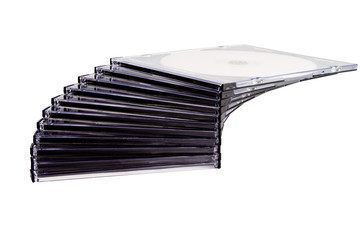 Stack of compact discs