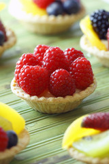 rasberry fruit tart