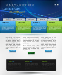 web design vector template