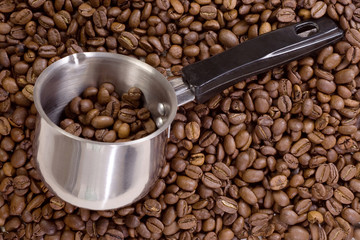 Fototapeta premium metal coffee pot