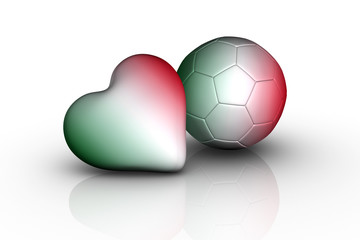 cuore calcio e italia