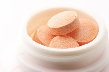 Pills of vitamin C