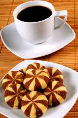 Coffee and chococookies