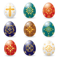 Shining Eggs Christian Symbolic