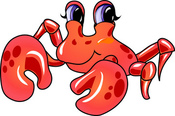 Cartoon crab